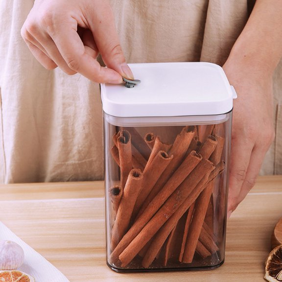 CHICHUMID 1Set Dry Food Storage Containers Grey AS Kitchen Organization Box