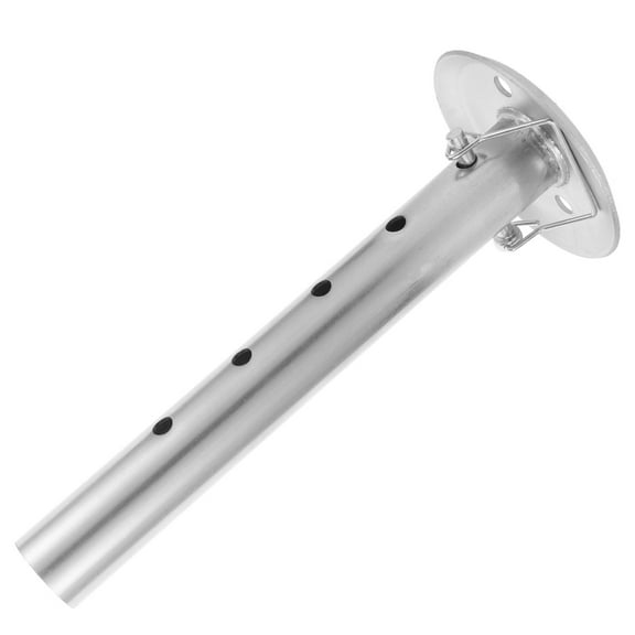 CHICHUMID 1Pcs Silver Carbon Steel Trailer Jack Foot for Travel Trailer Stabilizer and Outdoor Use