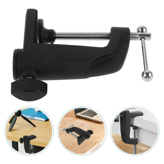 CHICHUMID 1Pcs Universal Metal Table Mount Clamp Desk C-Clamp Base Stand for Smartphone Holder 4.7in