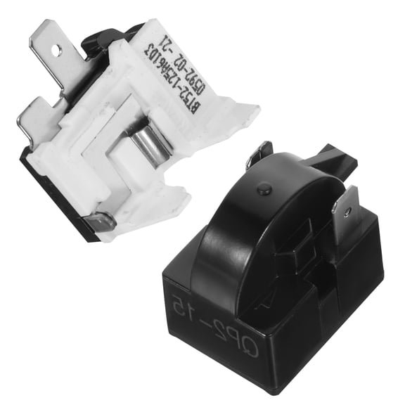 CHICHUMID Compressor Thermal Overload Protector, Black, for Home Refrigerators 1Set