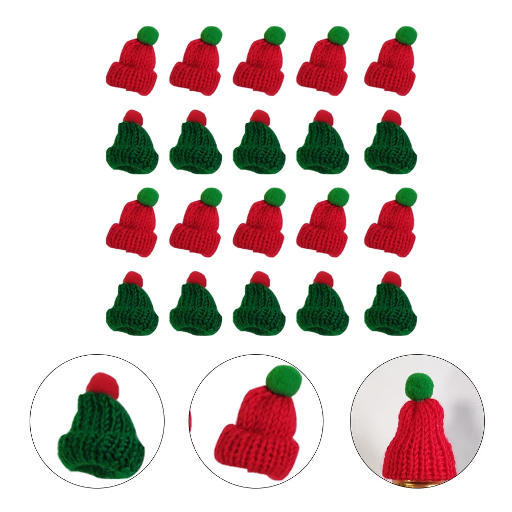 Totority 5pcs Mini Dollhouse Hats - DIY Craft Supplies For Doll Making & Ornaments