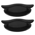 thumbnail image 1 of CHICHUMID 2Pcs Black Plastic Rectangular Self-Adhesive Handle for Cabinet and Drawer 3.7X1.9X1.2In, 1 of 8