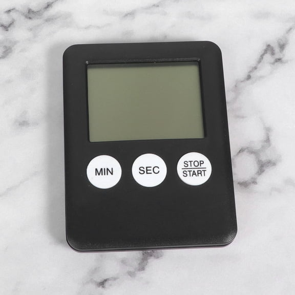 CHICHUMID 2Pcs Black Training Timer with Stand Lightweight Easy Carry for Cooking and Homework