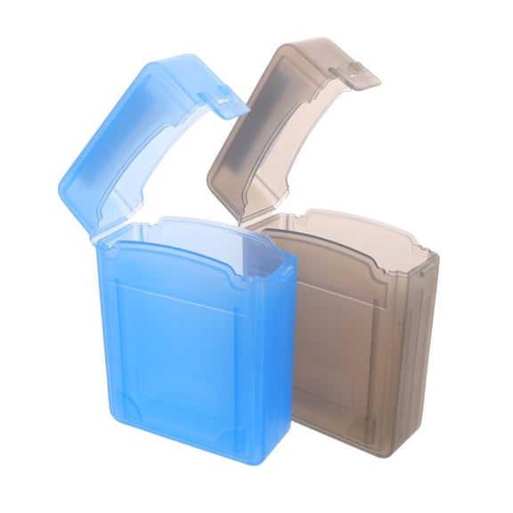 CHICHUMID 2Pcs Lightweight Hard Drive Organizer Box Compatible with 2.5 Inch SSD and Hdd for Travel
