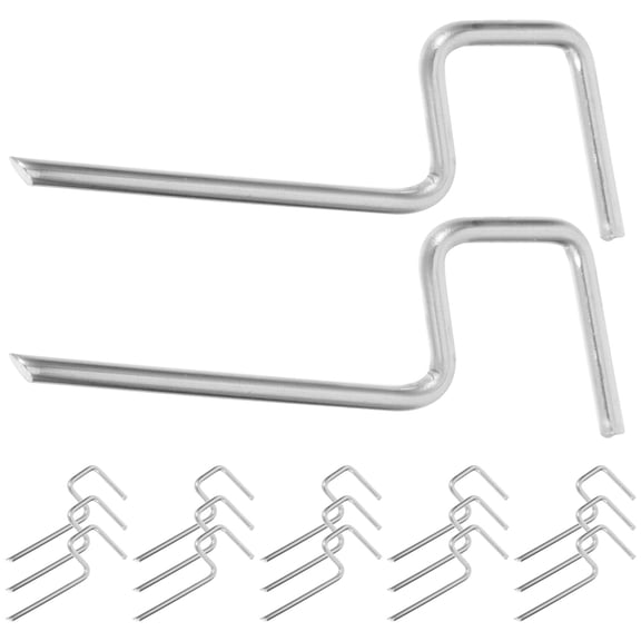 CHICHUMID 30Pcs Picture Hanging Hooks for Home Use Silver 1.97X0.79X0.08in