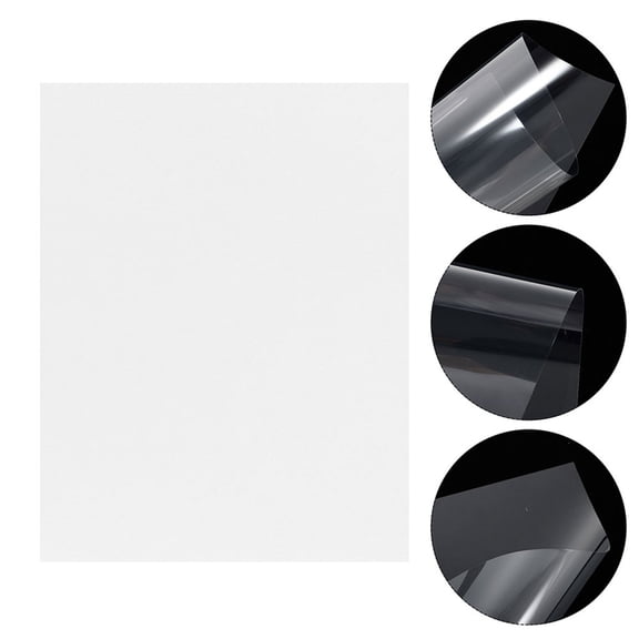 CHICHUMID 30Sheets Printable Transparency Film Clear Sheets for Screen Printing and Overhead Projector Use