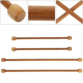 CHICHUMID 4-Pack Hanging Dowel Rods, Shape, Natural Simple Style for Home Decor and Projects