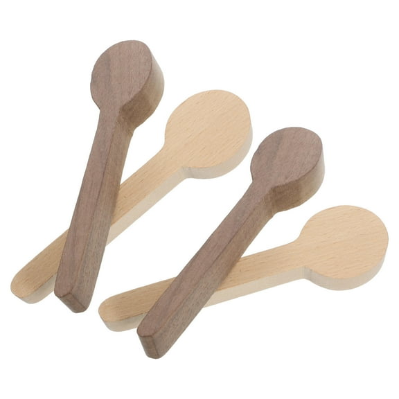 CHICHUMID 4-Piece Walnut Wood Kitchen Utensil Set for Cooking, Baking & Craft Projects
