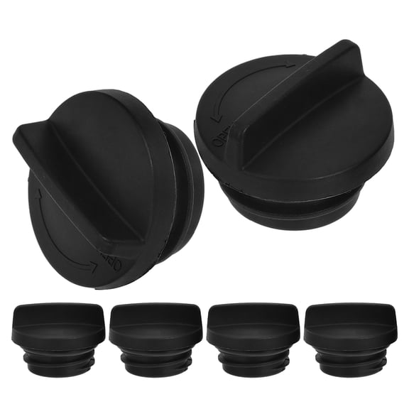 CHICHUMID 6Pcs Black Outdoor Patio Umbrella Base Cover Replacement Caps Plastic Insert Protection