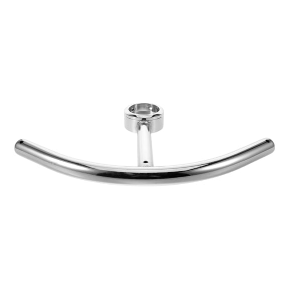 CHICHUMID Bar Stool Footrest Base in Plated Silver for Commercial Use with Easy Installation