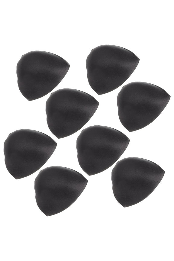 Bra Pad Insert 4 Black Sponge Mesh Reusable Women