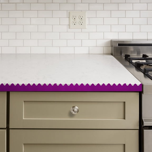 CHICHUMID Blackboard Border Trim Purple Cardstock Waterproof for Classrooms