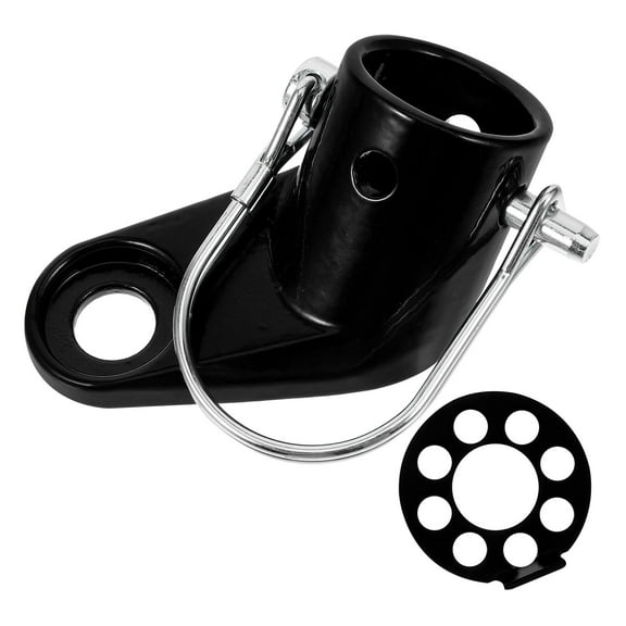 CHICHUMID Coupler for Bike Trailer 1 Set Steel Black Stability for Bike Riding