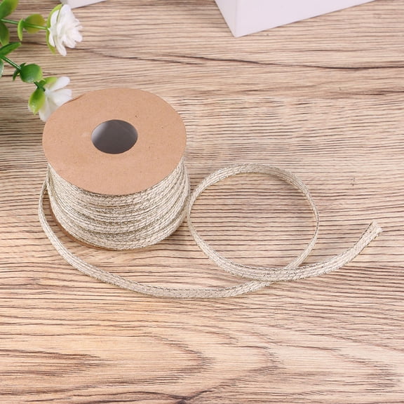 CHICHUMID White Jute Craft Rope Cord for Paper Crafts, Basket Making and Projects, 1 Pack