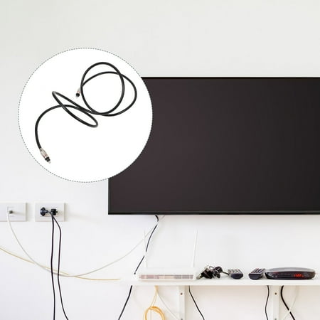 CHICHUMID Black Digital Audio Cable with Fiber Connector, and Ideal for Car Audio Systems