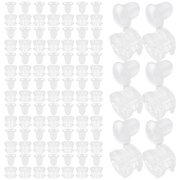 CHICHUMID Earring Backs 95 Pieces Medium Size for Jewelry Accessories and Prevent Earring Loss