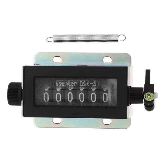 CHICHUMID Handheld Tally Counter For Accurate Counting Black Plastic Ideal For Industrial Use 1Pack
