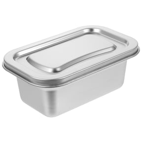CHICHUMID Homemade Ice Cream Container - Rectangular Ice Cream Tubs for Long-Term Food Storage, 1 Pack