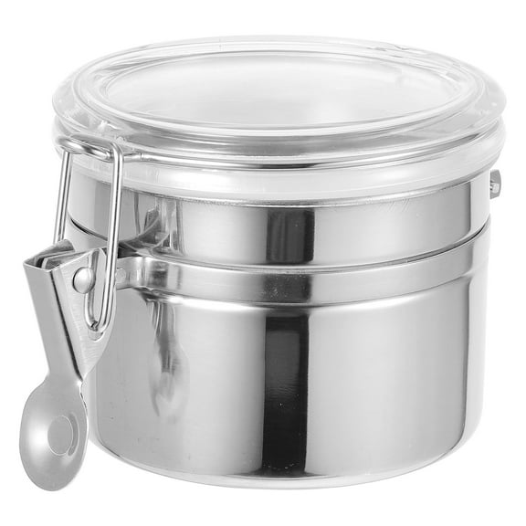 CHICHUMID Airtight Stainless Steel Coffee Storage Canister Container 1 Pack Seal Freshness Keeper