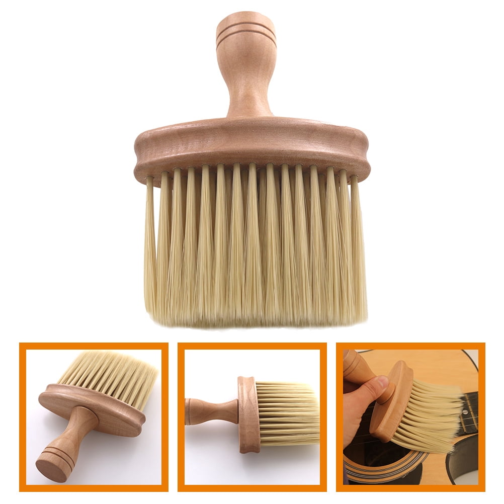 Instrument Handle CHICHUMID Nylon Bristle Musical Instrument Brush with Brown Wooden ...