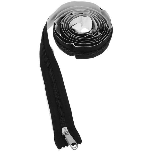 CHICHUMID Waterproof Black Zipper Strip for Tent Doors with Self Locking Feature