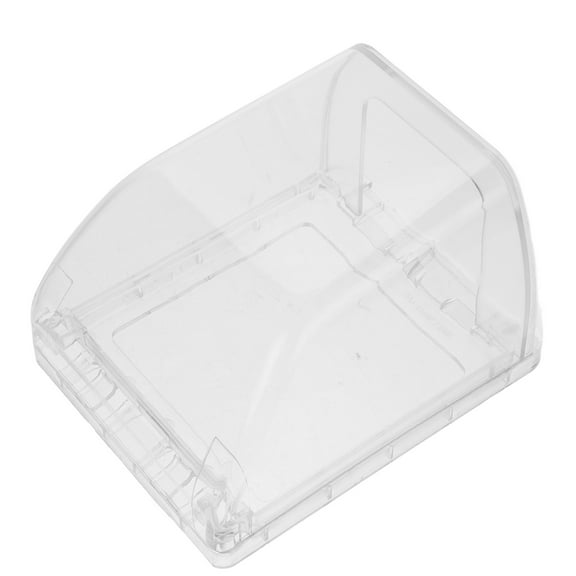 CHICHUMID Waterproof Outdoor Electrical Outlet Box Cover 1Pack in Transparent Plastic for Bedroom Wall Sockets