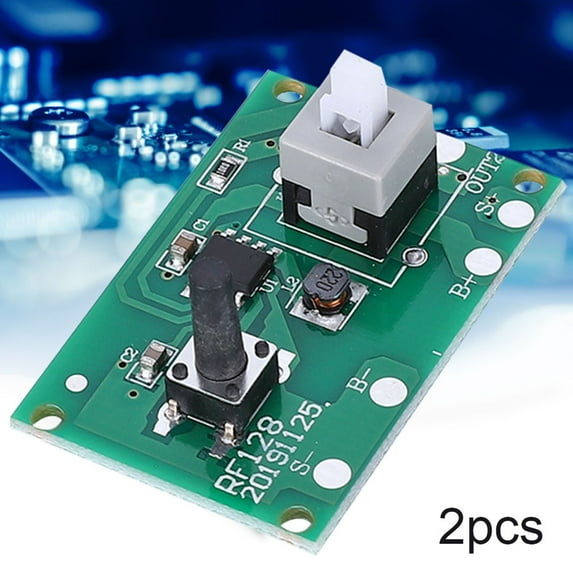 CHICIRIS 2PCs Solar Lamp Controller Module Control Board With 1.2V 8 Kinds Of Light Mode