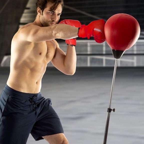 CHICIRIS Adult Boxing Punch Exercise Bag Ball With Gloves For Speed Training Stand