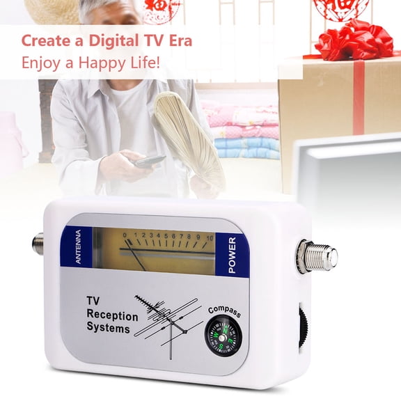 CHICIRIS DVB-T Signal Meter, Antenna Signal Finder ,Mini DVB-T Finder Digital Aerial Terrestrial TV Antenna Signal Strength Meter Detector Receiver