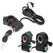 CHICIRIS Electric Scooters Accessory,Red Screen Thumb Lock and Switch Electric Scooters Throttle Grip Accessories Black,E Scooters Throttle Grip