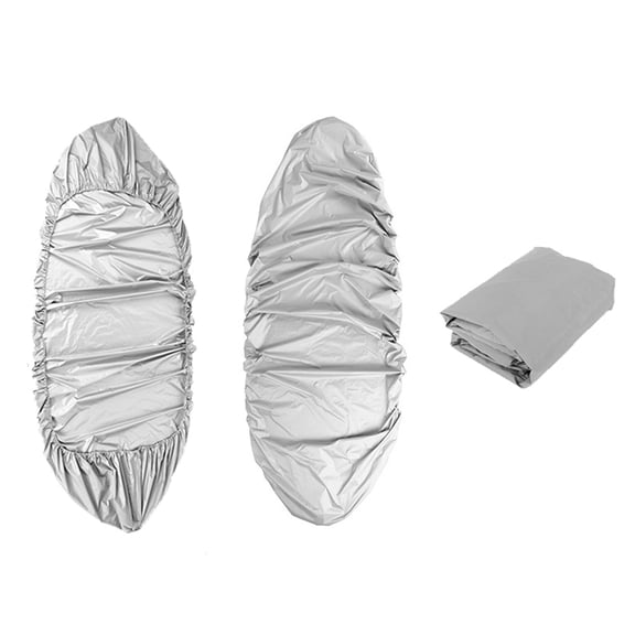 CHICIRIS Kayak Cover,4.5m Waterproof UV Sun Protection Storage Dust Cover for 3.6-4m Kayak Boat Canoe, Kayak Dust Cover