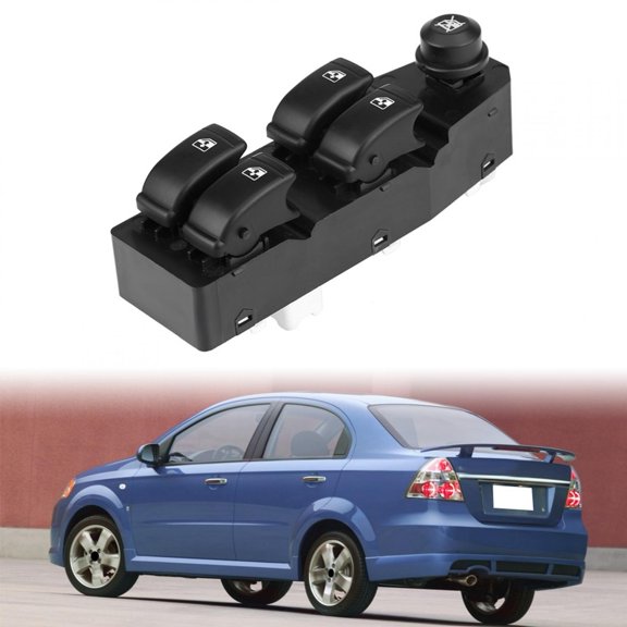 CHICIRIS Power Window Switch,Left Hand Driver Side Power Master Window Switch for Aveo 202005158, Electric Window Switch