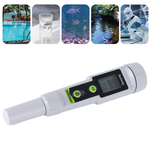 CHICIRIS Salinity Meter Digital PenType Salinity Tester for Seawater  Swimming Pool,Testing Tool,Salinity Detector