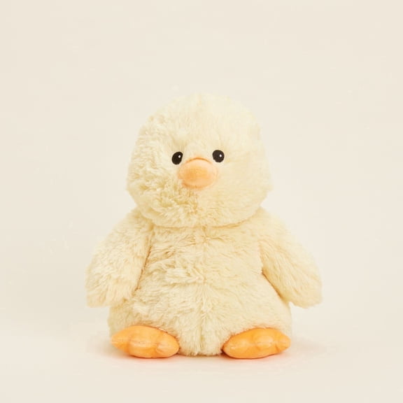 Warmies 13 Chick Stuffed Animal, Microwavable Heated Plushie and Weighted Soft Plush Toys
