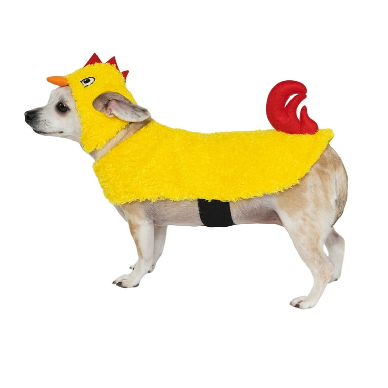 Vibrant Life Halloween Chicken Costume for Dogs Cats, Yellow