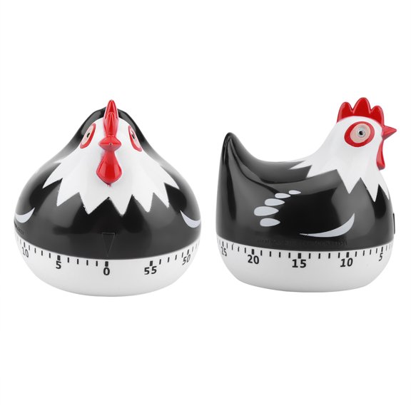CHICKEN PATTERN COUNTDOWN KITCHEN TIMER REMINDER COOKING BAKING sturdy PP MATERIAL
