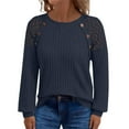thumbnail image 1 of CHICLOOM Long Sleeve Tops for Women Under $10 Regular-Fit Crewneck Womens Fall Fashion 2025 L, 1 of 8