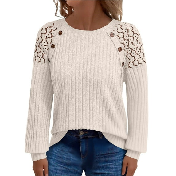 CHICLOOM Long Sleeve t Shirt Women Under $11 Rib Knit Slim Fit Tops Basic Tee 2025 Fall Outfits Casual T-Shirt Underscrubs Layer Clothes Womens Tops 2XL