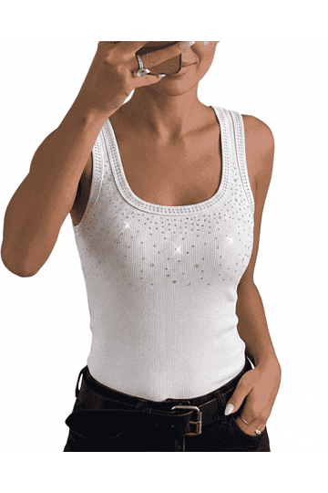 Rhinestone Tank Tops