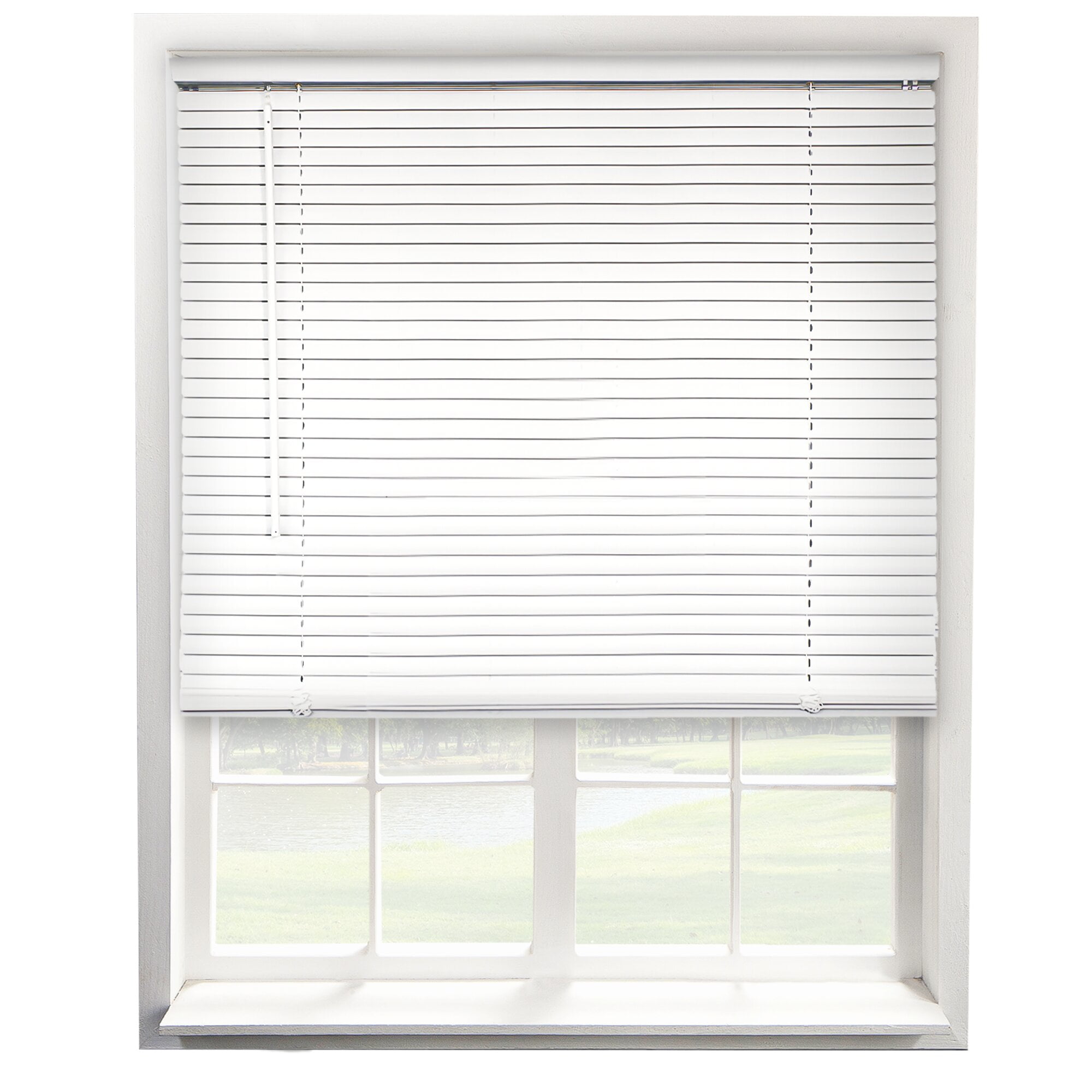 CHICOLOGY Cordless 1-Inch Vinyl Mini Blinds, Gloss White (Room Darkening) 17"W X 72"H - Walmart.com