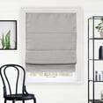 thumbnail image 1 of Chicology Cordless Roman Shade, Blackout, Del Mar Pearl Grey, 27"W X 64"H, 1 of 9