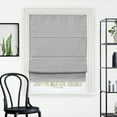 thumbnail image 1 of Chicology Cordless Roman Shade, Blackout, Del Mar Pearl Grey, 33"W X 64"H, 1 of 9