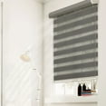 thumbnail image 1 of CHICOLOGY Dual Layer & Privacy Free-Stop Cordless Zebra Roller Shades, 1 of 7