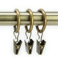 thumbnail image 1 of CHICOLOGY ESSENTIAL STEEL CLIP RINGS ANTIQUE BRASS 3/4-INCH 12-PACK, 1 of 5