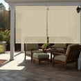 thumbnail image 1 of CHICOLOGY Exterior Blinds, Outdoor Blinds for Porch, Outdoor Patio Blinds, Sun Shades for Patio, Outdoor Shades for Patio Roll Up Waterproof, Natural - 70% UV Block, 30"W X 66"H, 1 of 1