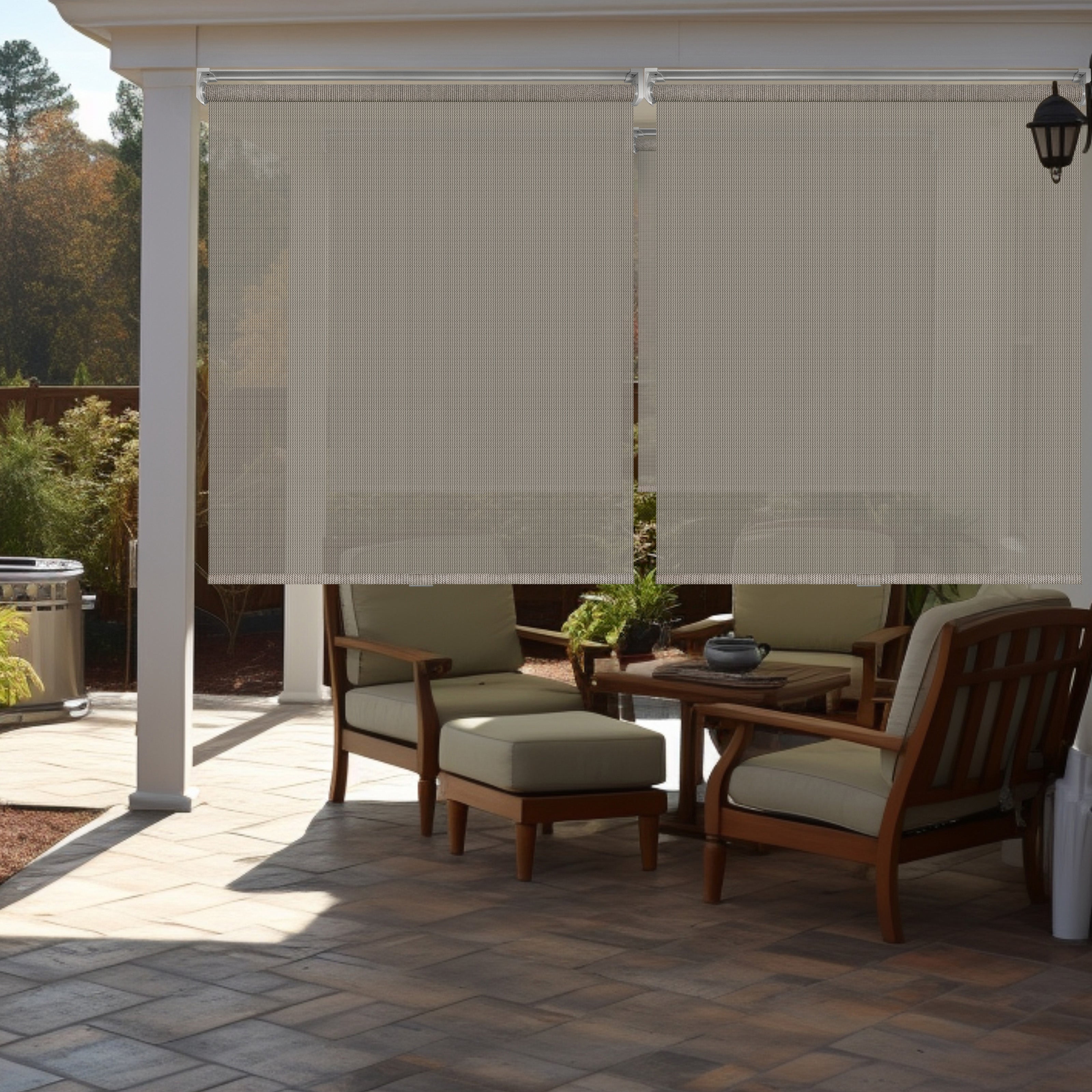 CHICOLOGY Exterior Blinds, Outdoor Blinds for Porch, Outdoor Patio ...