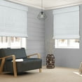 thumbnail image 1 of CHICOLOGY Roman Shades for Windows , Roman Shades , Window Treatments , Custom Roman Window Shades , Room Darkening Shades , Daily White (Light Filtering), 18 in x 48 in (W x H), 1 of 5