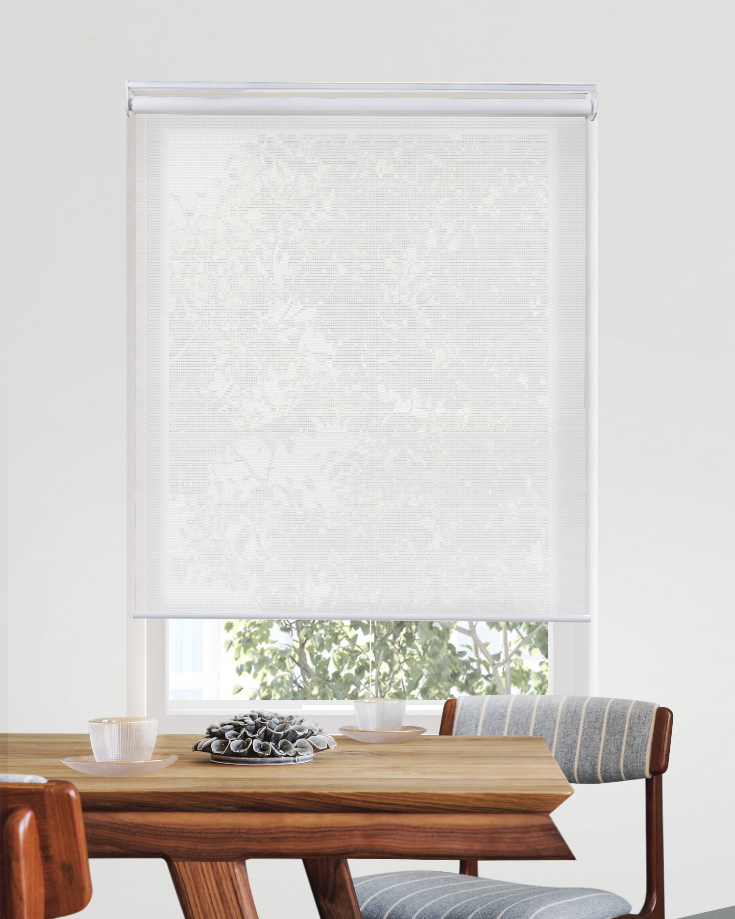  CHICOLOGY Roller Window Shades , Window Blinds , Window Shades  for Home , Roller Shades , Window Treatments , Window Blinds Cordless ,  Door Blinds , Urban Grey (Light Filtering), 27W X