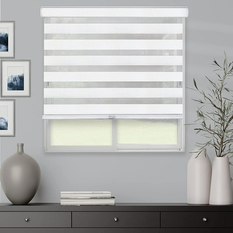 CHICOLOGY Zebra Blinds Roller Window Shades Blinds for Windows Roller Shades for Windows Window Shades for Home Window Shades Pull Down