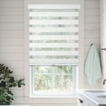 thumbnail image 1 of CHICOLOGY Zebra Roller Shades | Room Darkening | Natural White |20"W X 72"H| Dual Layer Light Filtering Blinds | Cordless Window Shades for Home & Office | Easy Install, 1 of 9
